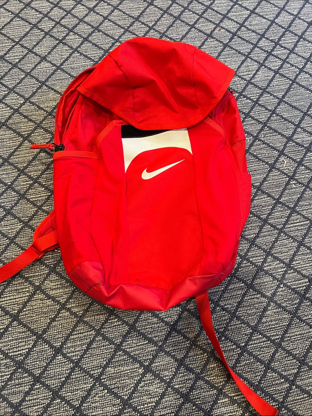 Kids red Nike backpack